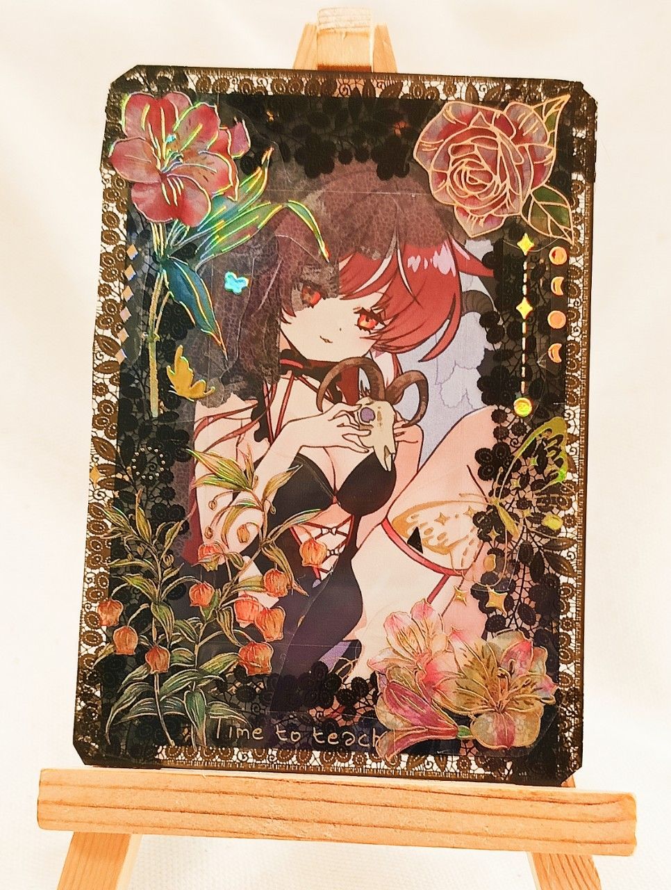 黑色惡魔小嵐主題咕卡套