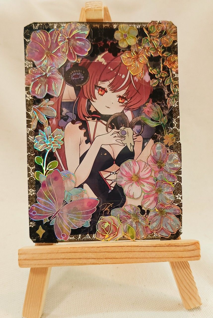 馬尾黑色惡魔小嵐主題咕卡套