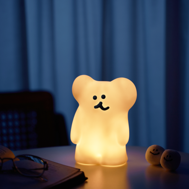 預購10/6~19收單 韓國🇰🇷 正版 Dinotaeng文創-BOBO熊 小夜燈/拍拍燈