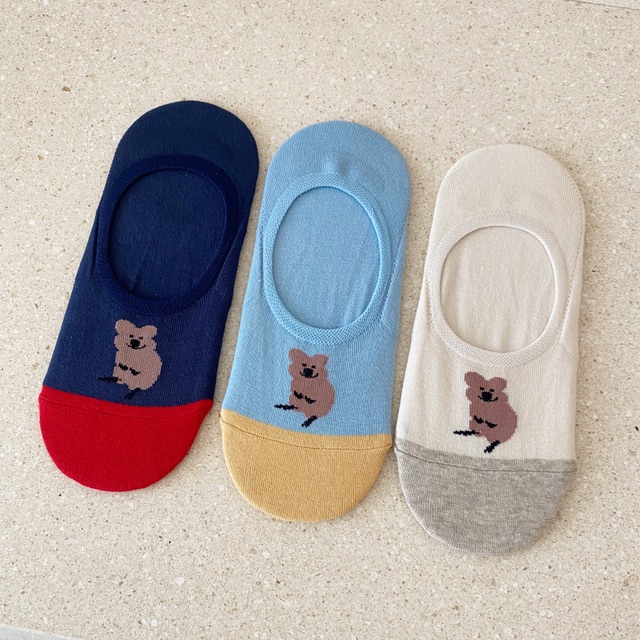 預購10/6~19收單 韓國🇰🇷 正版 Dinotaeng文創-短尾矮袋鼠 船型襪/隱形襪