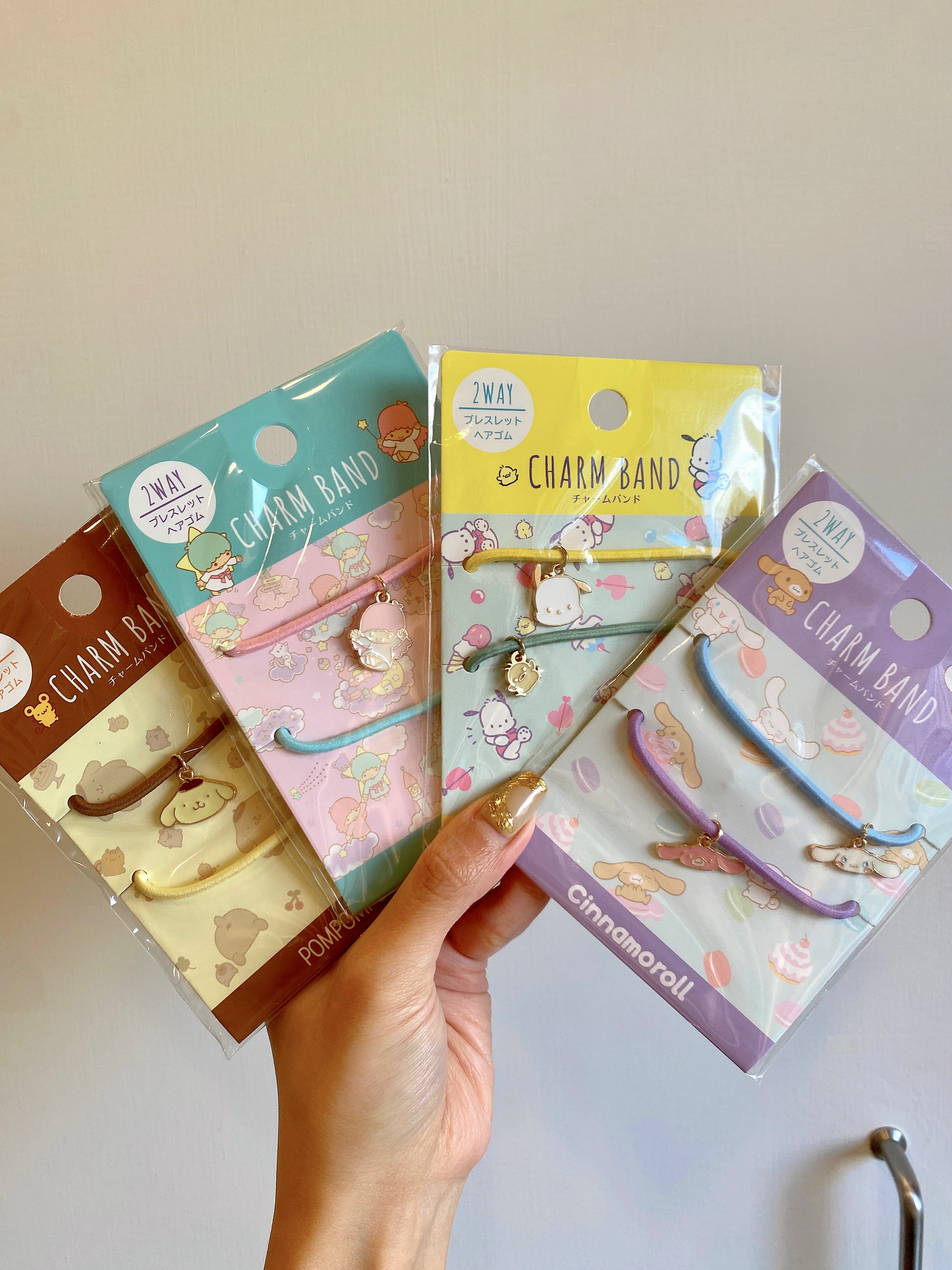 （台灣現貨❤24H內秒發）┃ 正版日本限定三麗鷗多用途手鏈髮圈