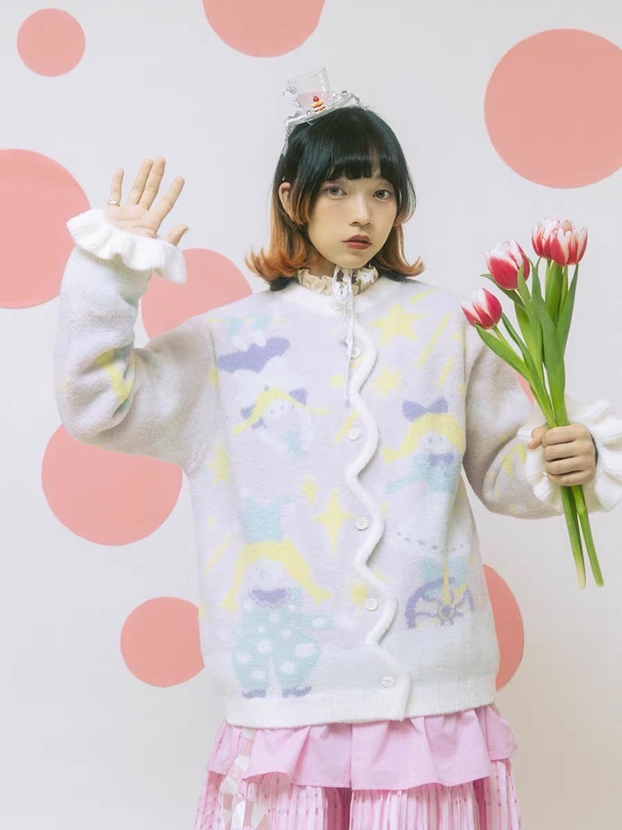 Meugler 奇幻馬戲團 仙⼦粉⽑⾐