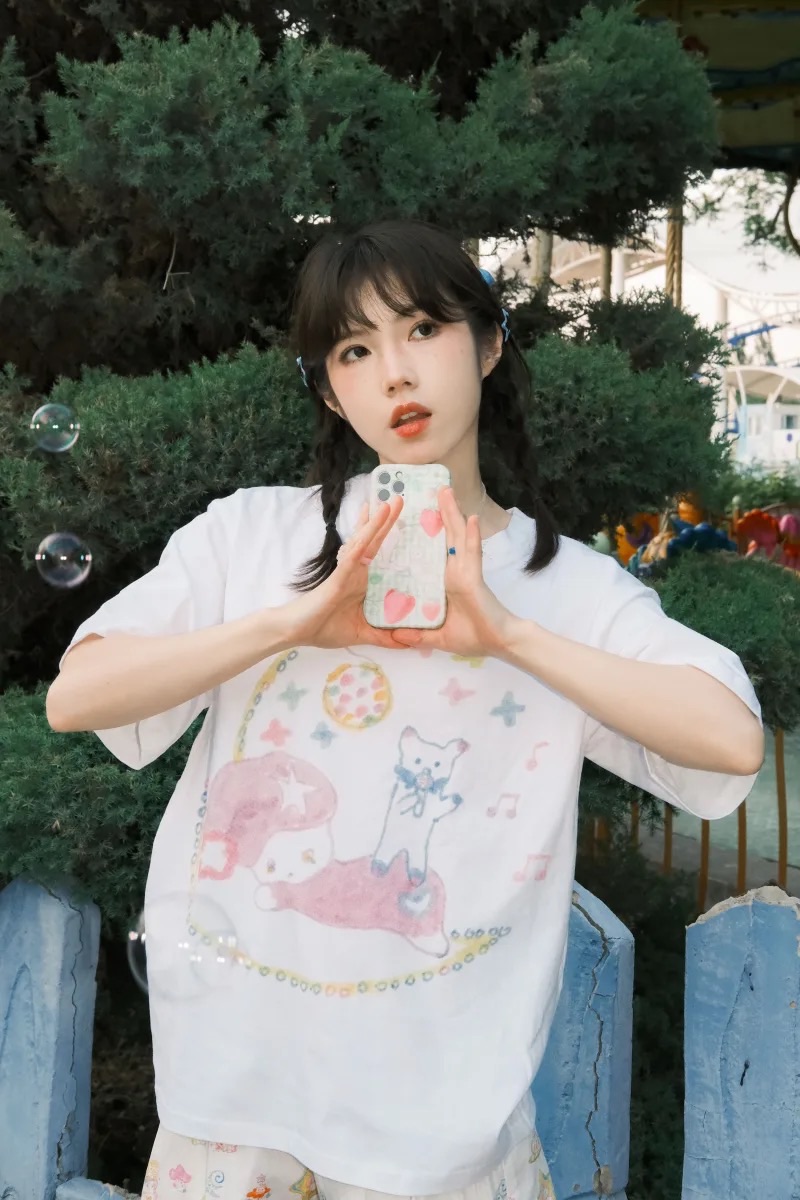 Meugler 動物天堂 月亮睡覺T