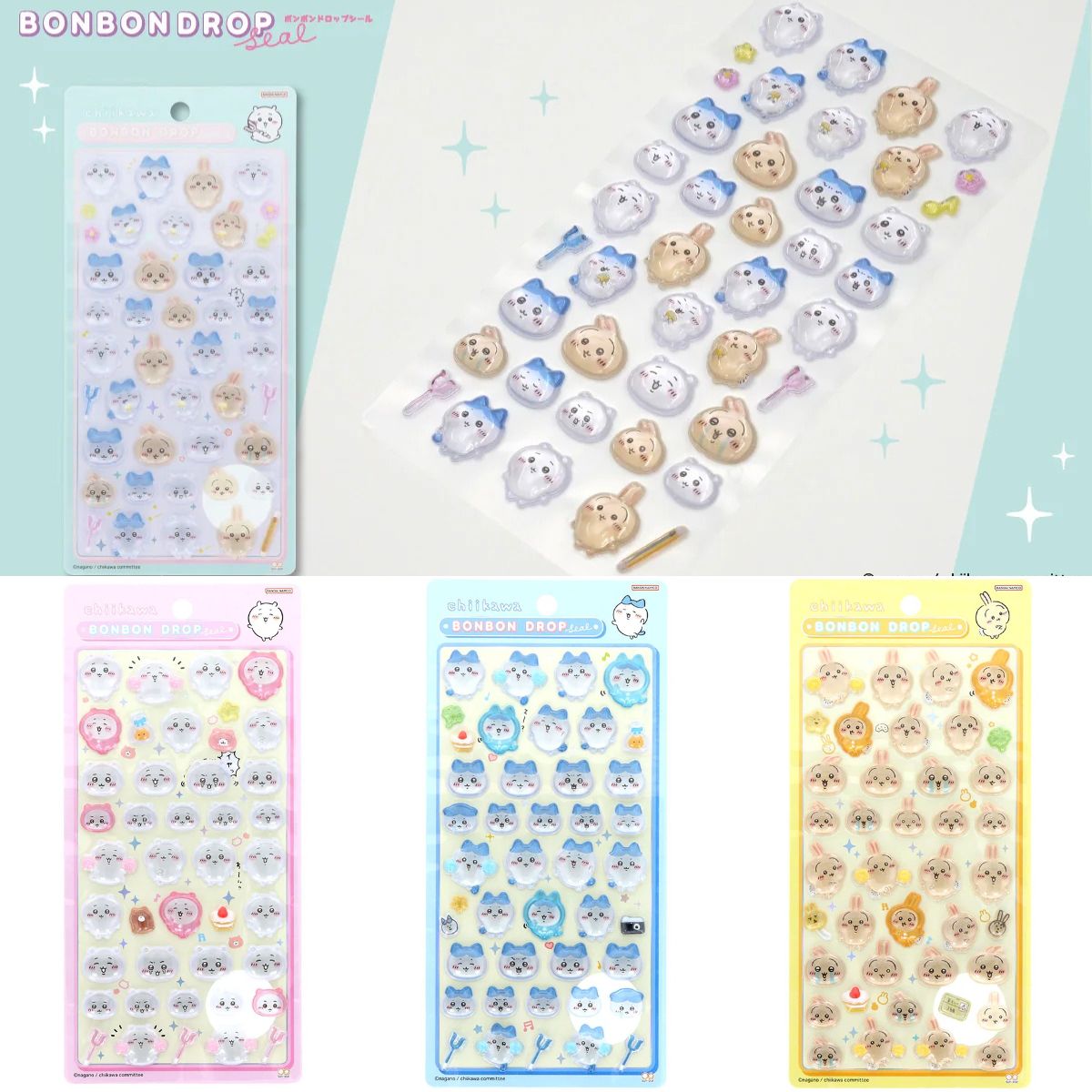 【吉伊卡哇】BonBon Drop立體貼紙