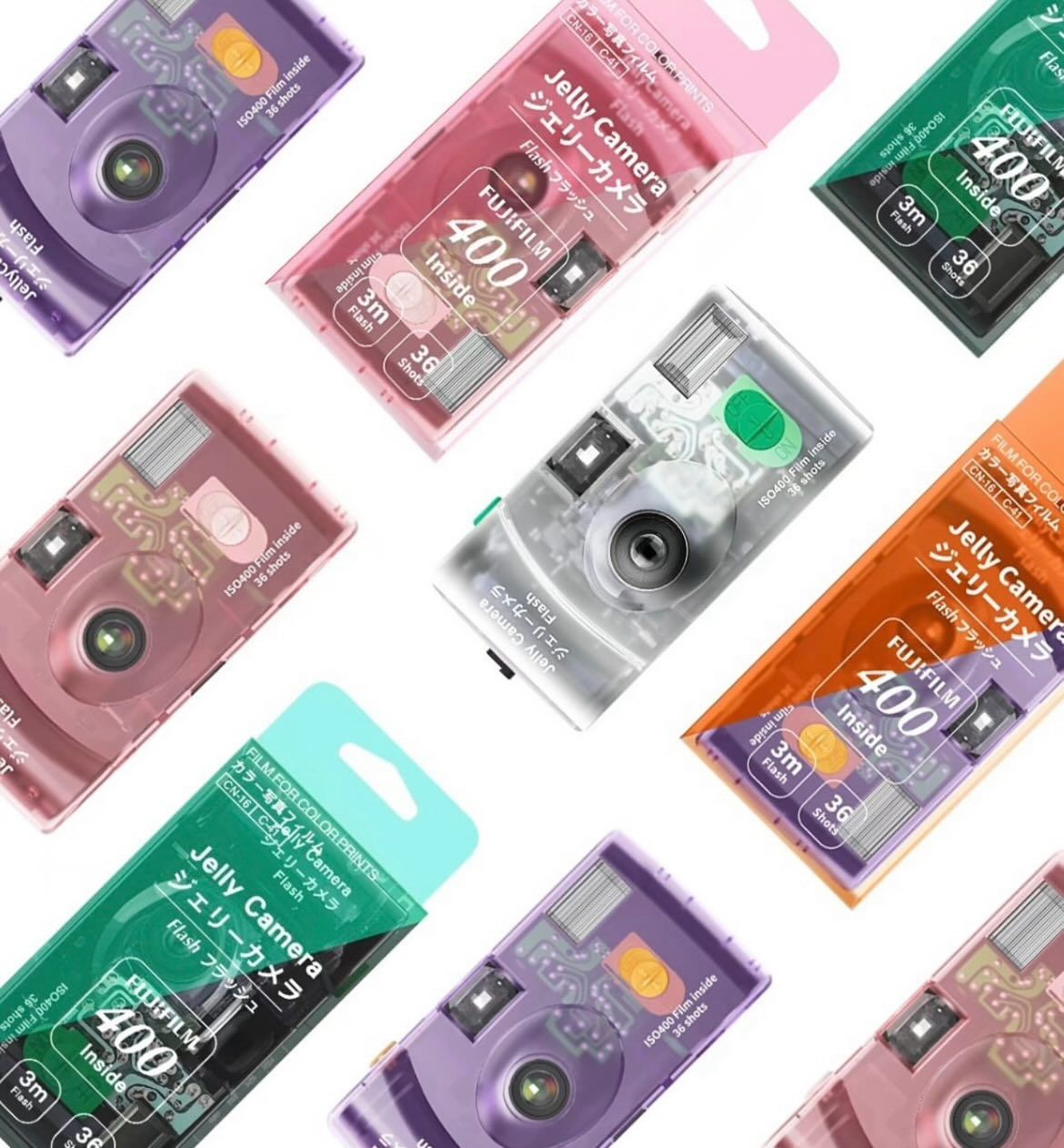 限量★FUJIFILM JELLY CAMERA 富士果凍底片相機 可重覆裝底片！