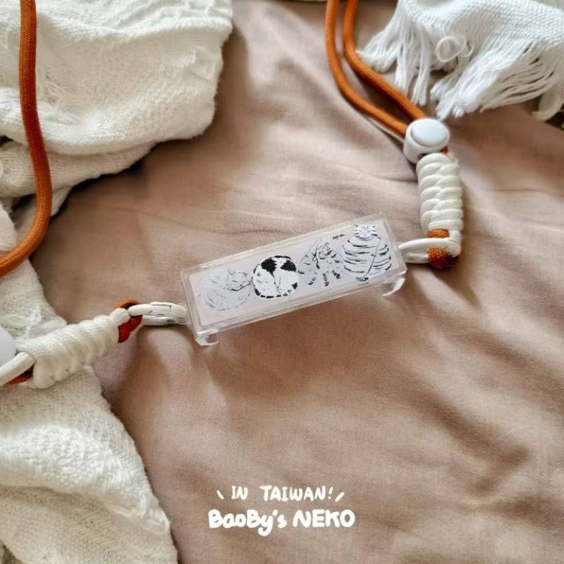 MIT 貓卷 手機背夾 /BaoBy’s NEKO/ 貓咪 手機吊飾 手機背帶 手機繩 吊飾 貓奴 手機周邊 台灣製