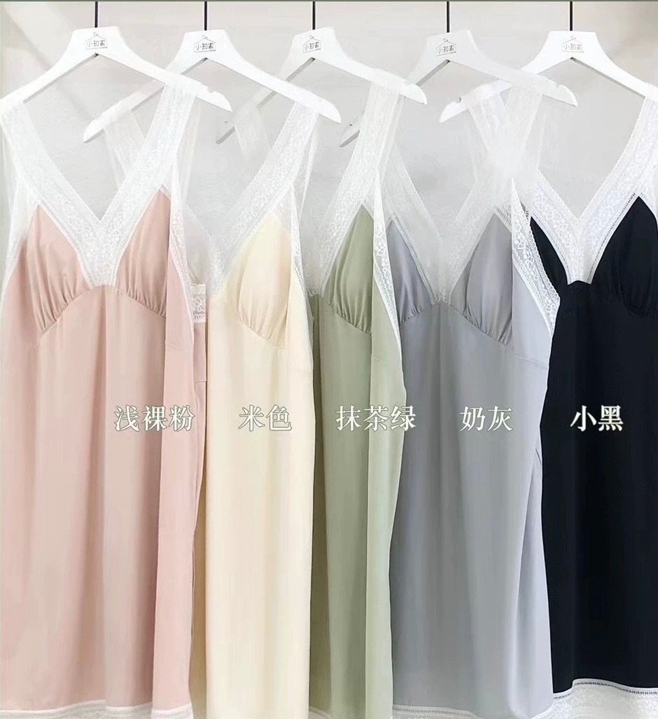 預購中🛍️莫代爾法式蕾絲舒服睡裙 睡衣