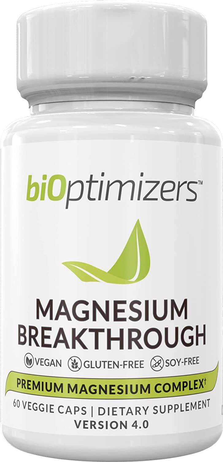 七種鎂Magnesium Breakthough 超級綜合鎂膠囊 BiOptimizers 七種型式的鎂 睡眠 壓力