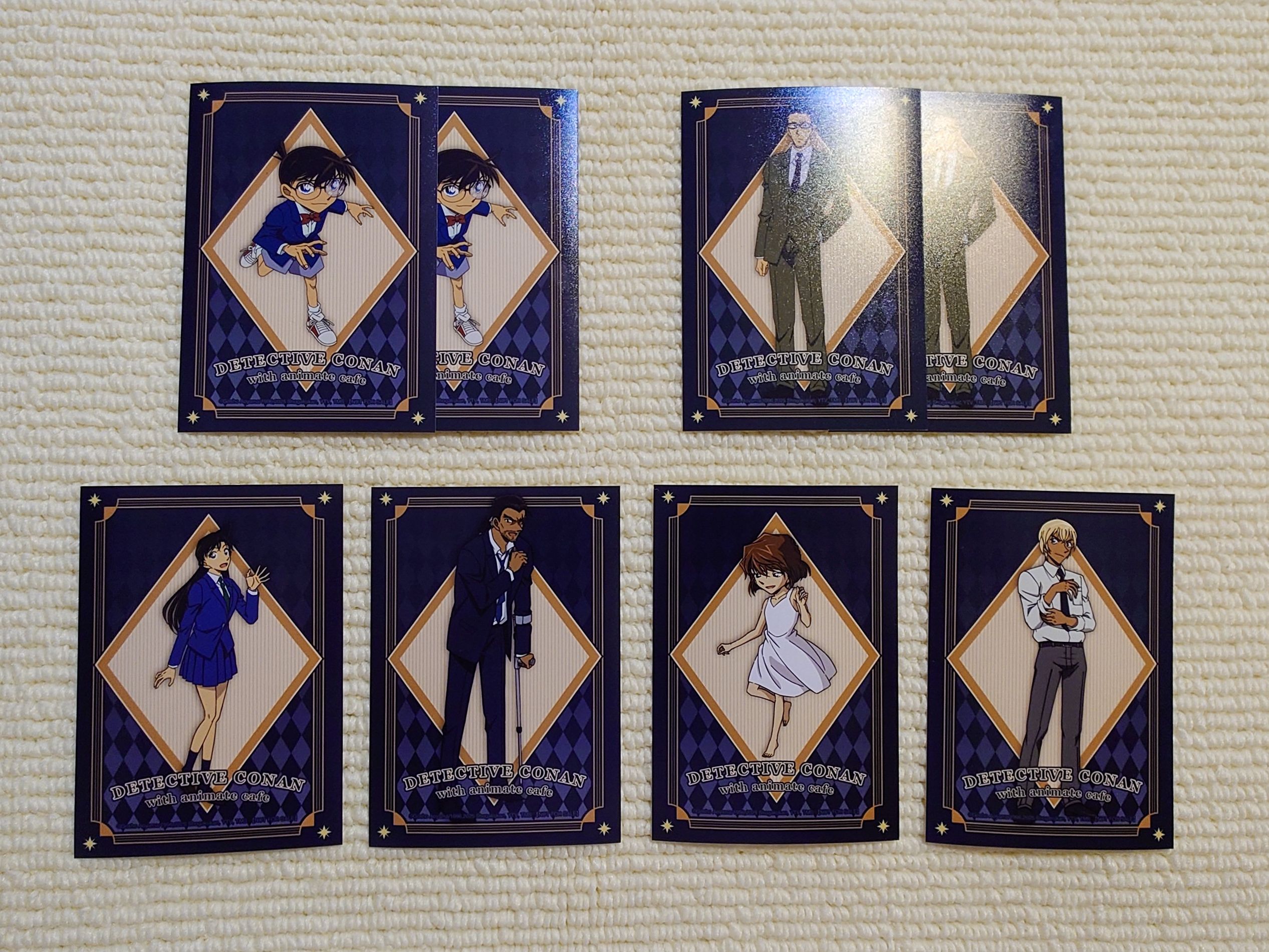 「名偵探柯南 × animate cafe」2025 台灣限定特典寫真卡