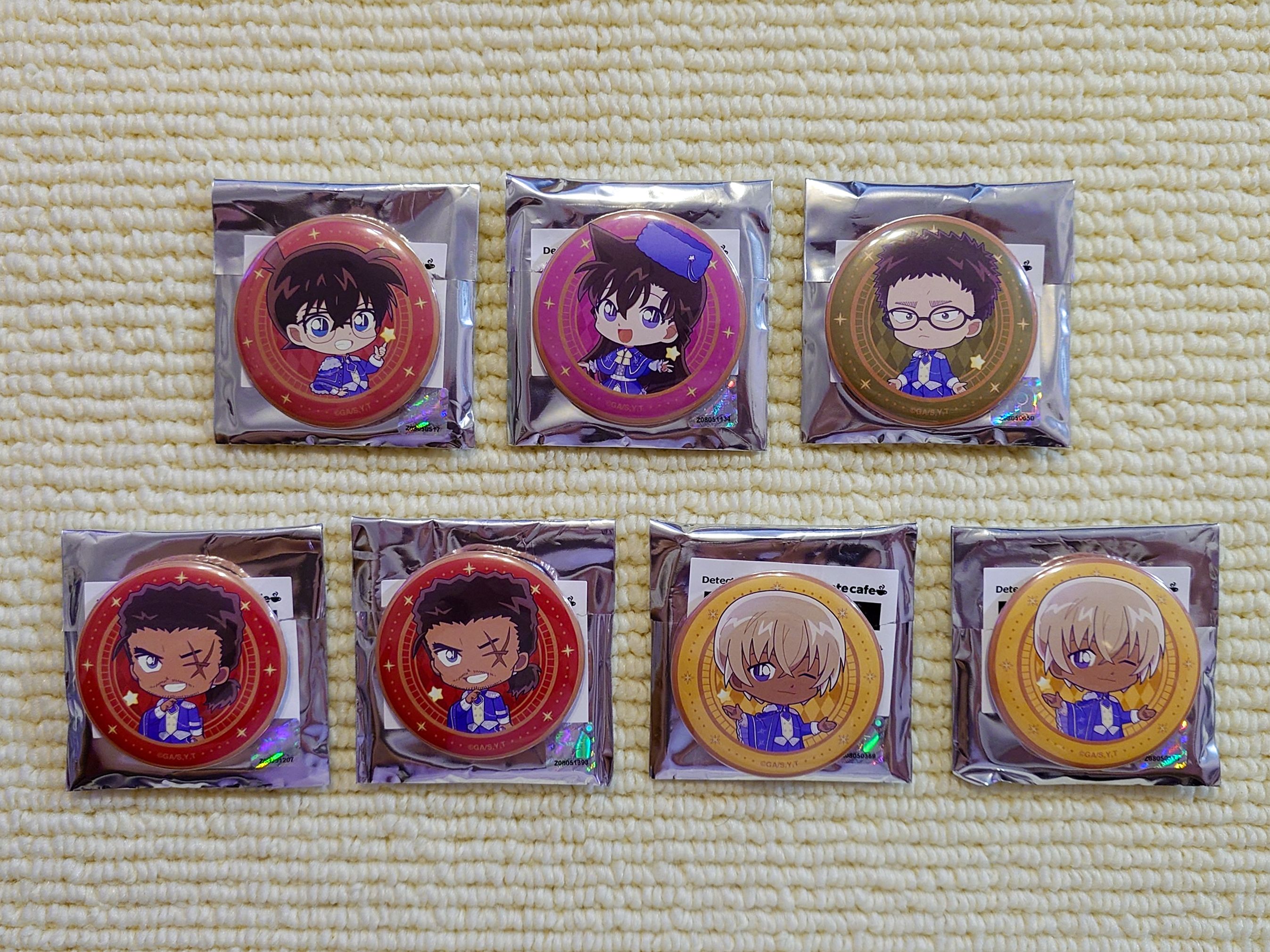 「名偵探柯南 × animate cafe」2025 胸章