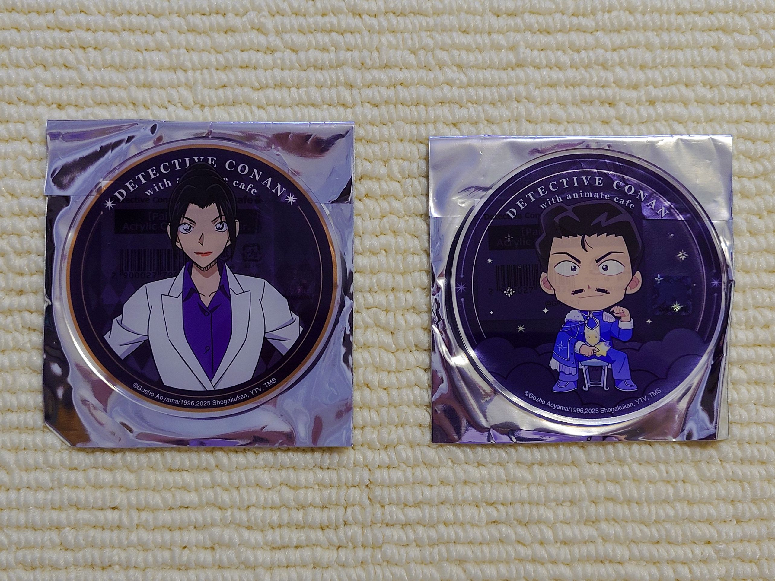 「名偵探柯南 × animate cafe」2025 壓克力杯墊