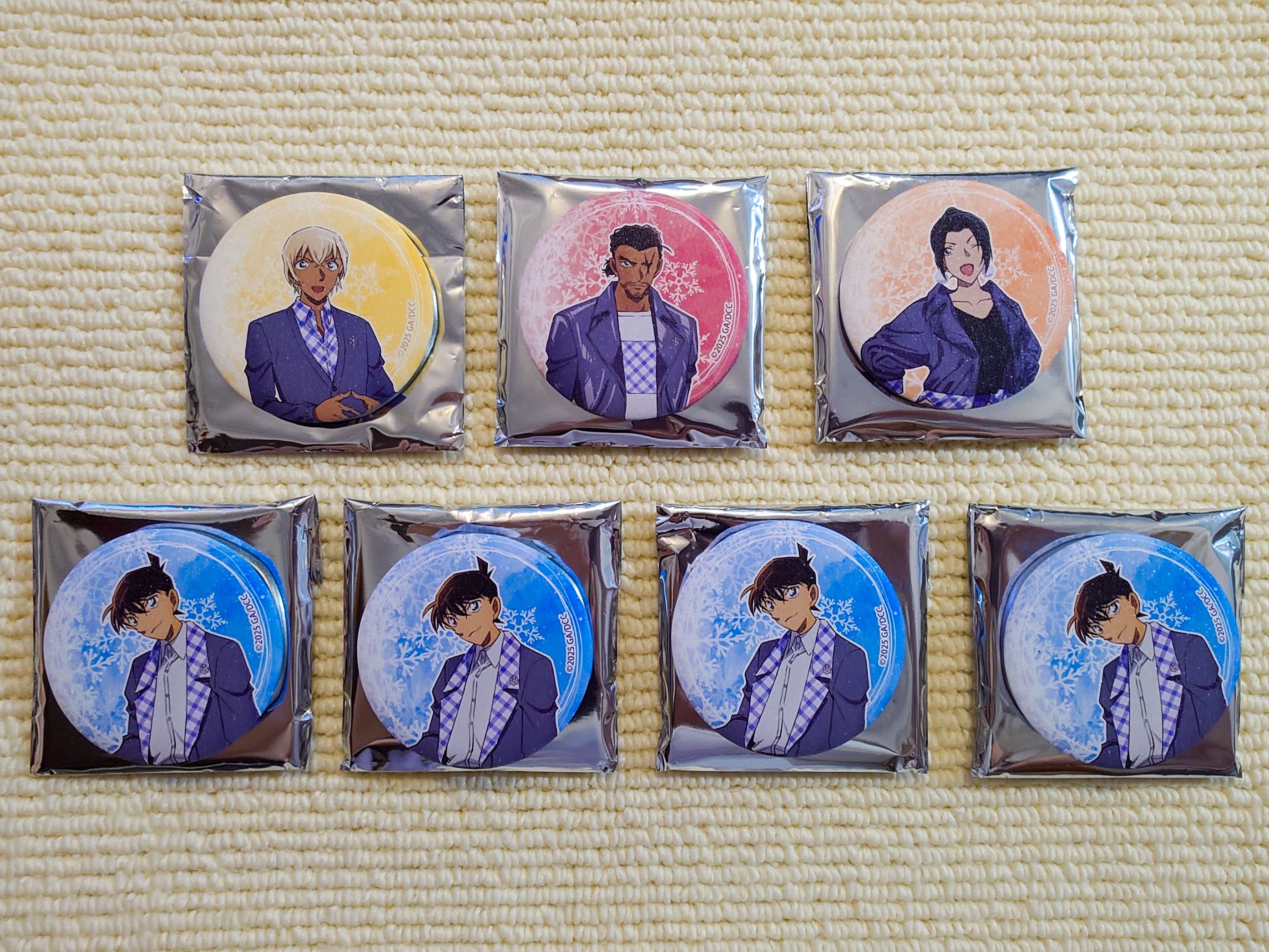 名偵探柯南劇場版M28-7.5cm胸章