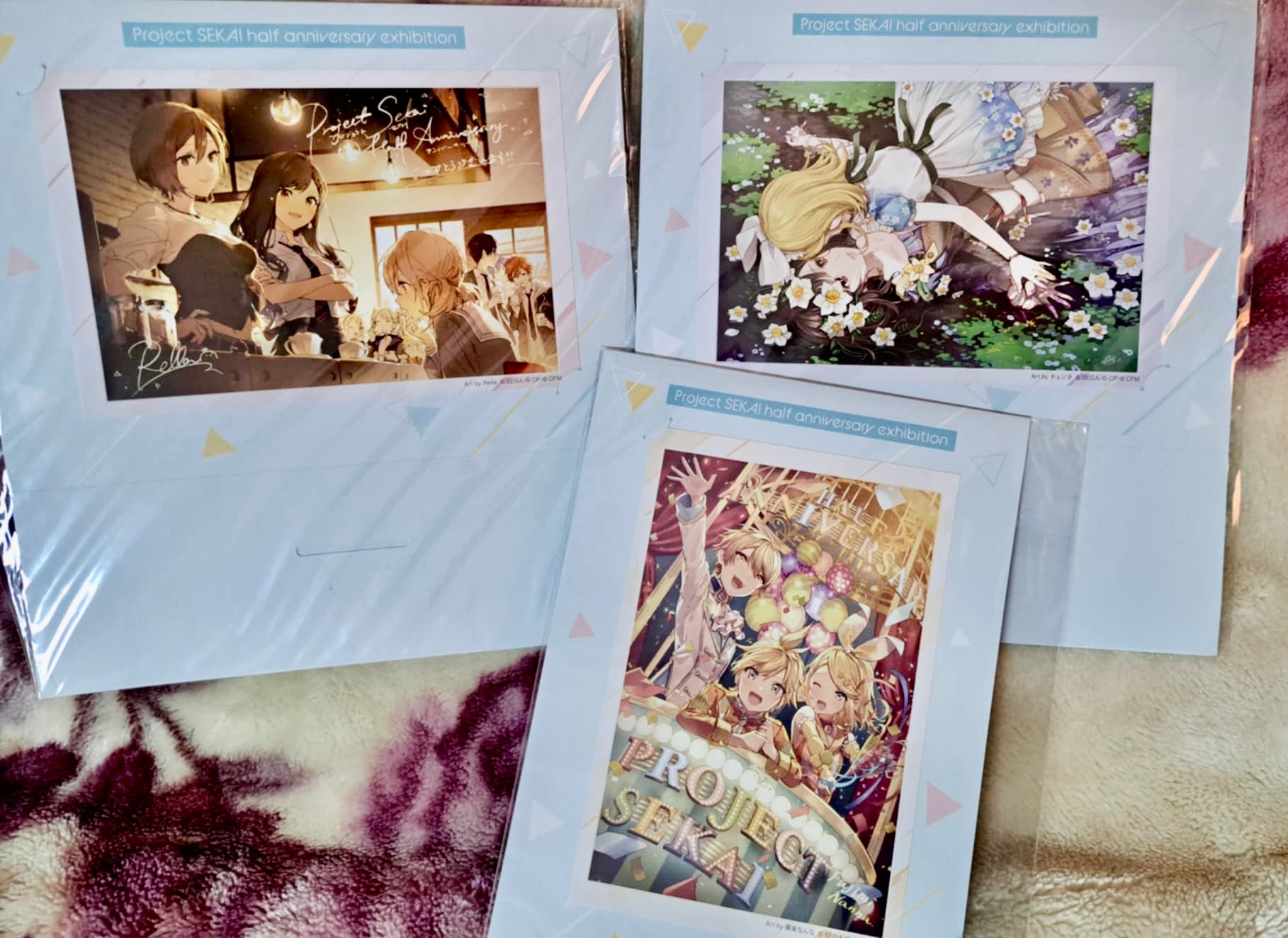 prsk立牌、明信片、徽章、吊飾