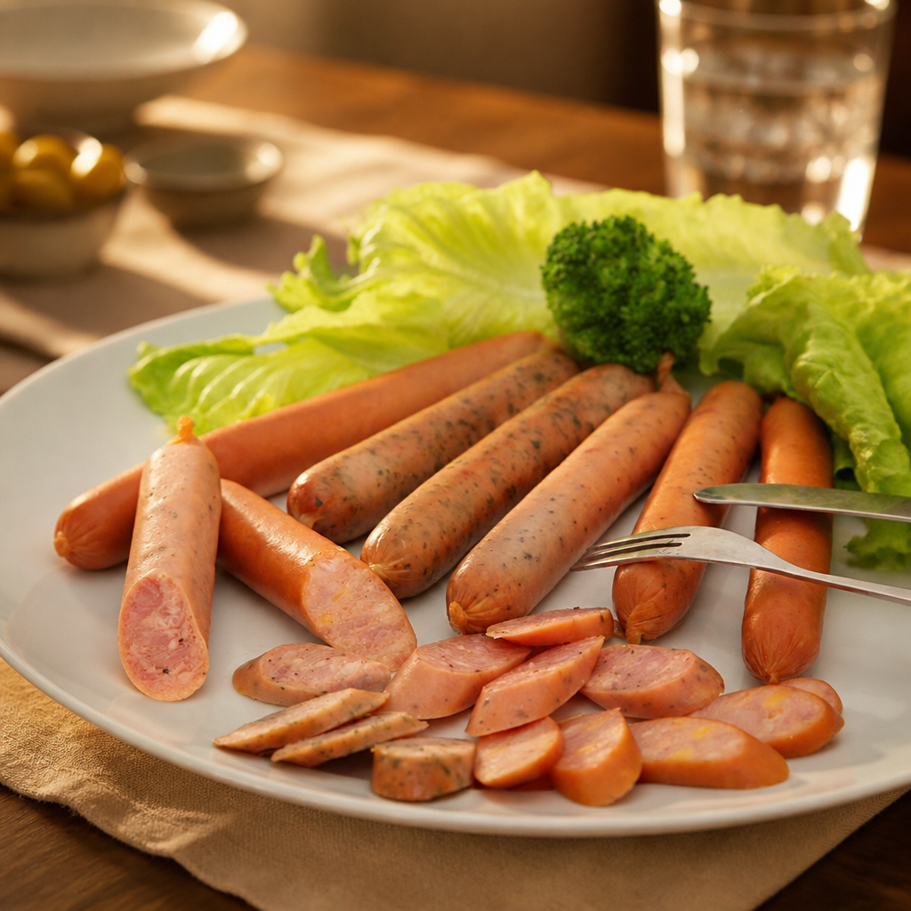 【龍達德式香腸】德式香腸六小福綜合包 5支入x6包x200g 早餐食材 懶人料理 宵夜料理 野餐食材  德國香腸 早午餐