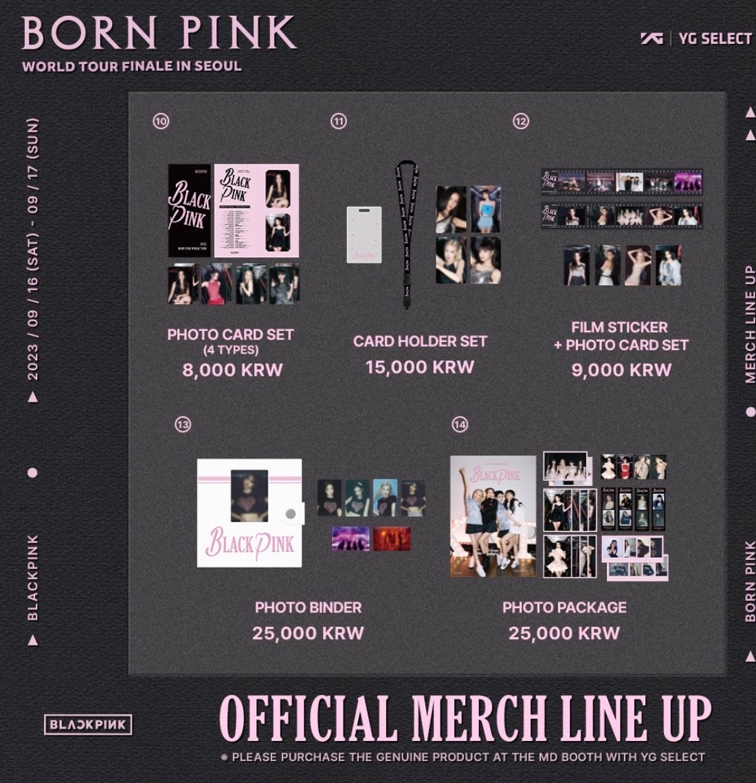 BLACKPINK 場週 小卡區
