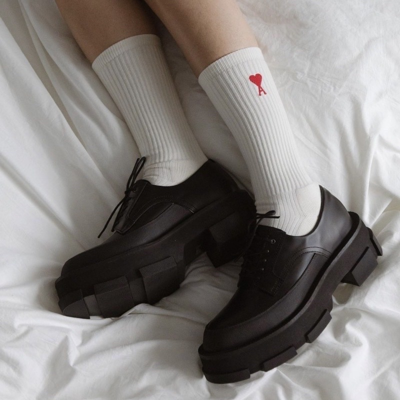 ♥️Ami Paris♥️De coeur socks 愛心刺繡 襪子組合