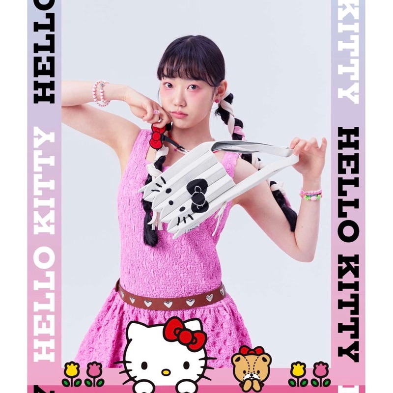 🇰🇷 預購 Joseph ＆ stacey 三麗鷗聯名 kitty 庫洛米 美樂蒂 百摺針織包