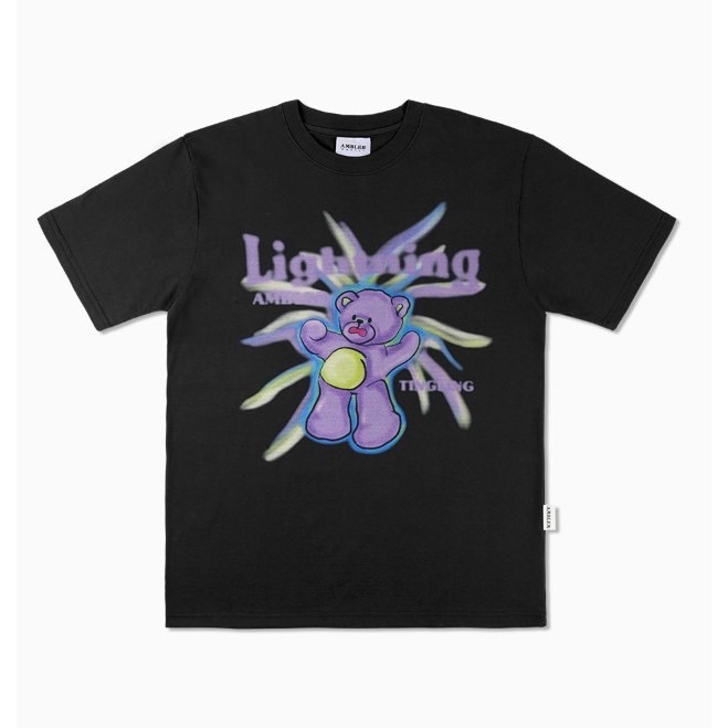 ￼Ambler 男女款 🐻照明熊T 恤 短T