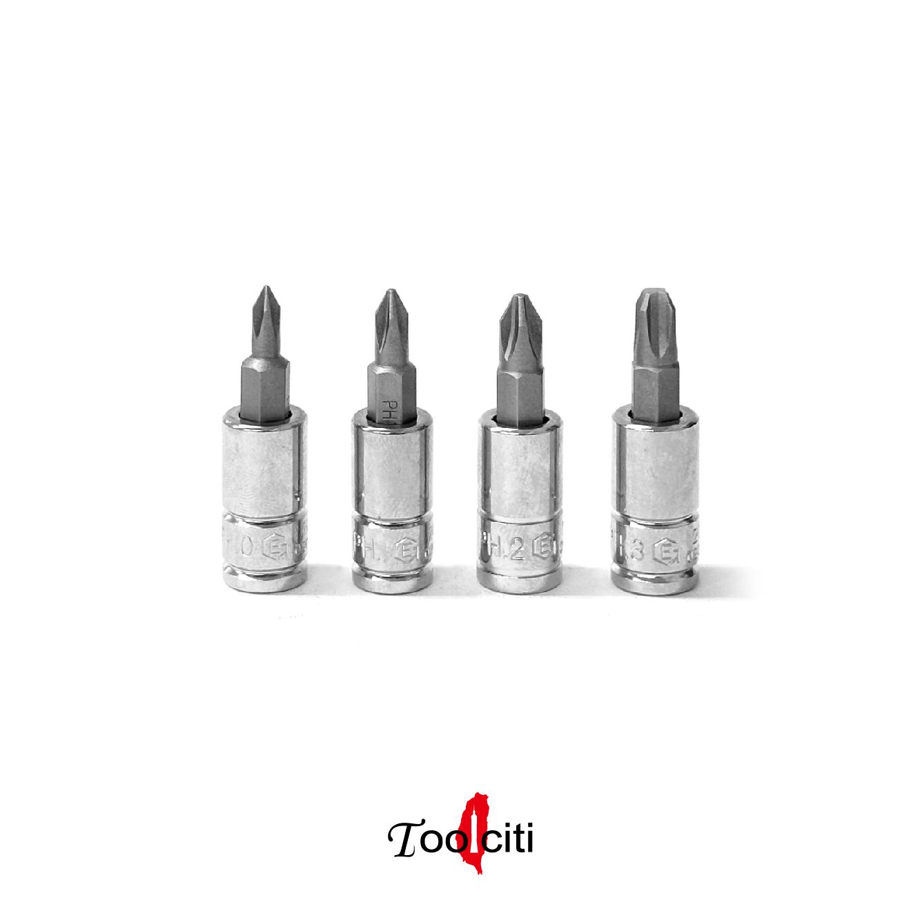 2分十字起子頭+套筒 （208+110系列） 45mmL 工具城Toolciti