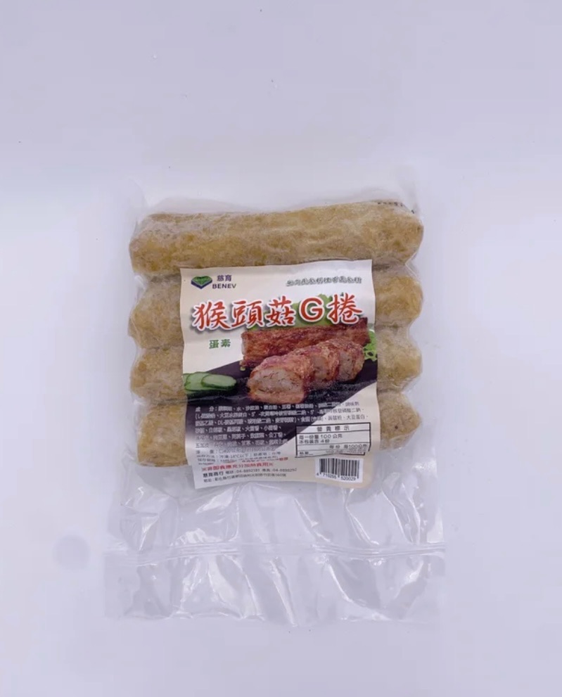 慈育猴頭菇雞捲400g