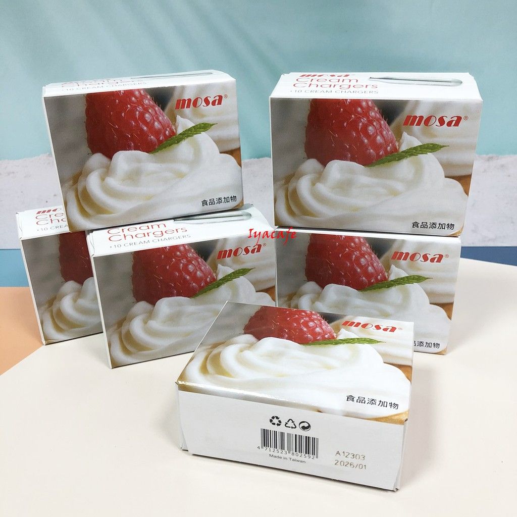 MOSA 奶油槍 氮氣咖啡 奶油花 蛋糕奶油 氣瓶 10顆/盒