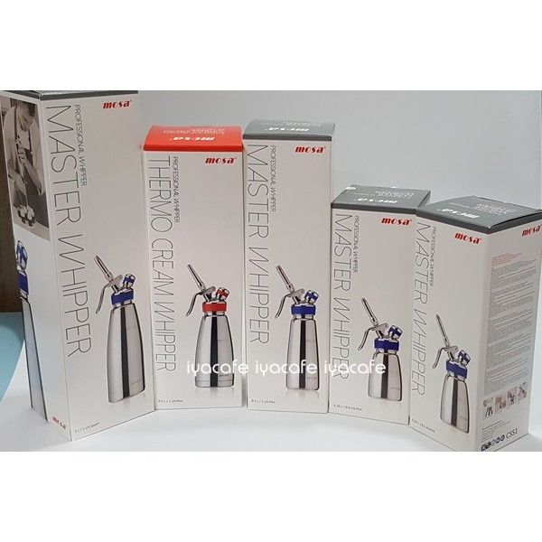 MOSA 全不銹鋼亮面 奶油槍0.25L/0.5L/1.0L