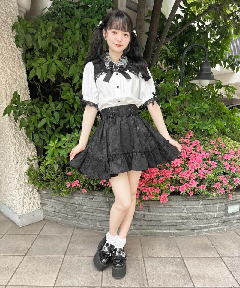 Rojita全新正品✨繫帶提花半身裙