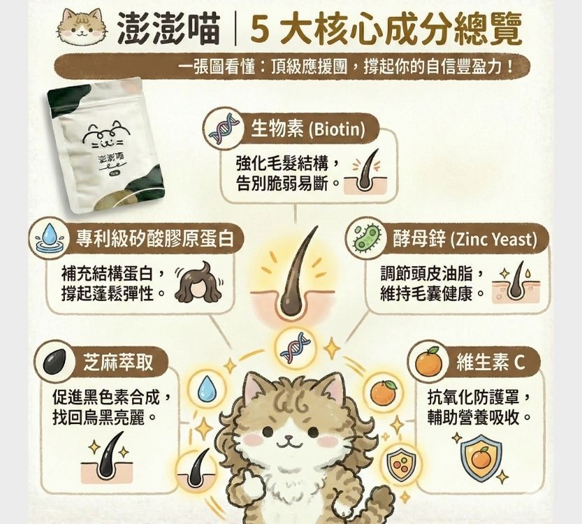 澎澎喵澎髮膠囊30入