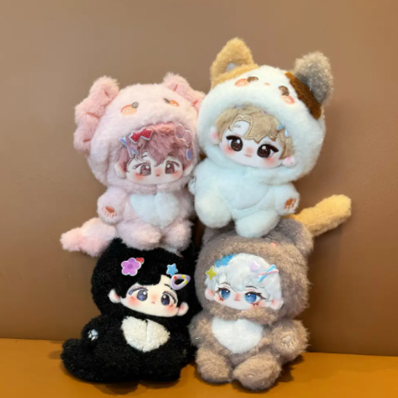 10公分兔絨絨系列小動物連體衣
