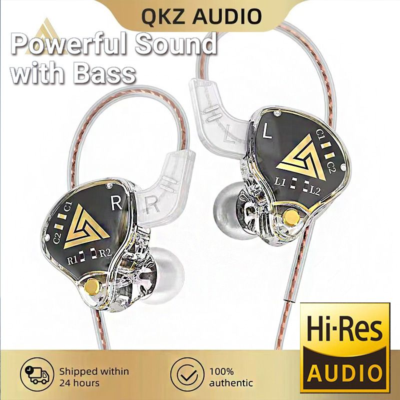 2023有線耳機 高音質發燒耳機後繞式彎頭耳機 Akx重低音線控耳機 重低音入耳式耳機