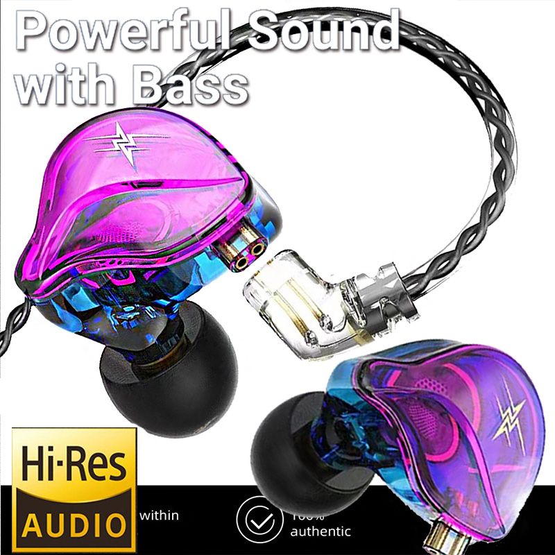 炫彩酷炫 QKZ/ ZXT霆聲  高音質入耳式有線耳機適用 掛耳式遊戲運動重低音k歌HiFi 電競 遊戲