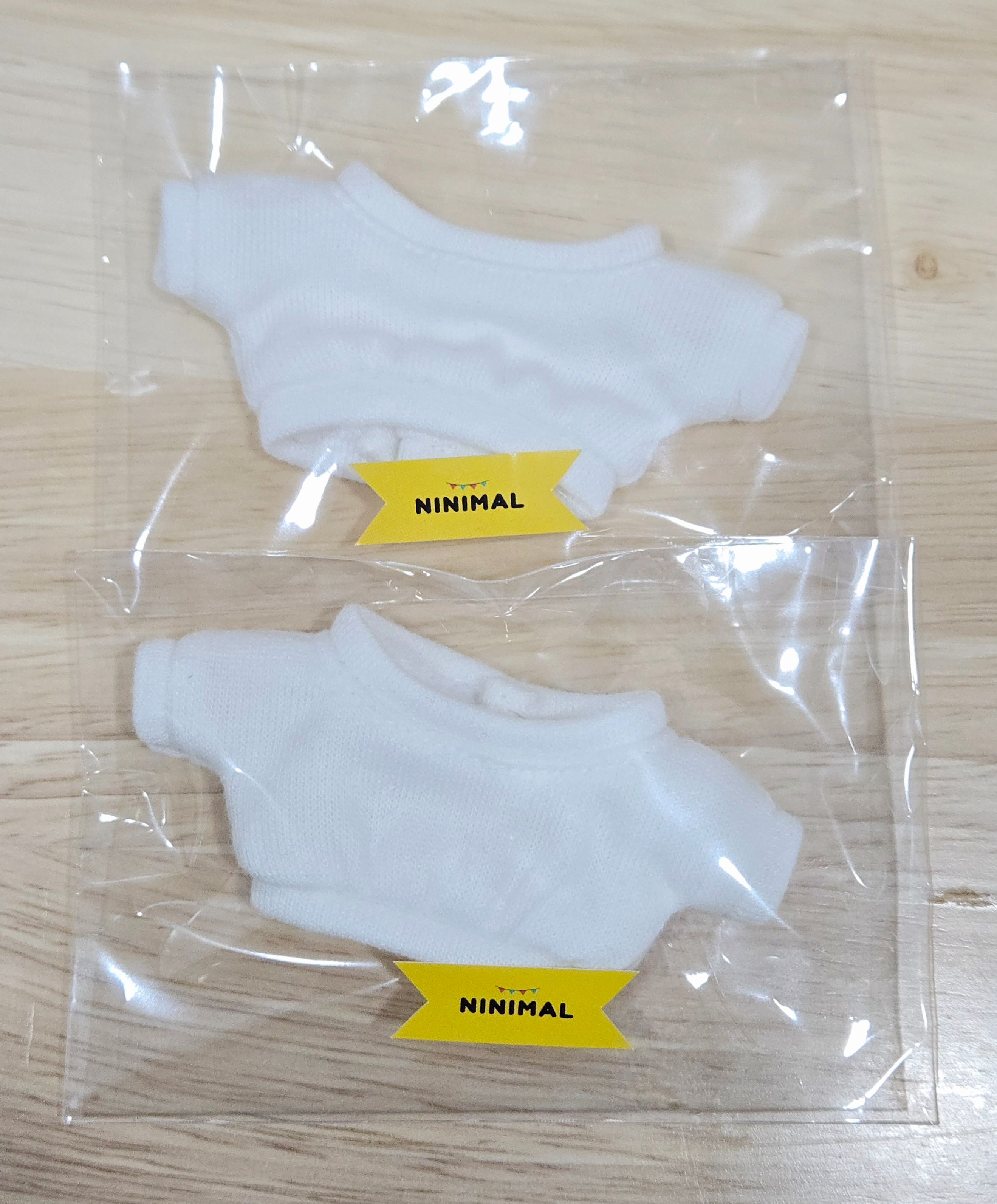 5cm ninimal 運動衫（白）