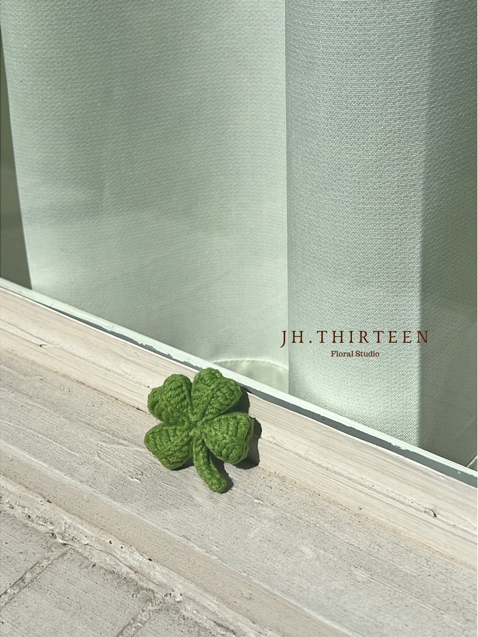 JH.Thirteen/幸運草鉤針吊飾