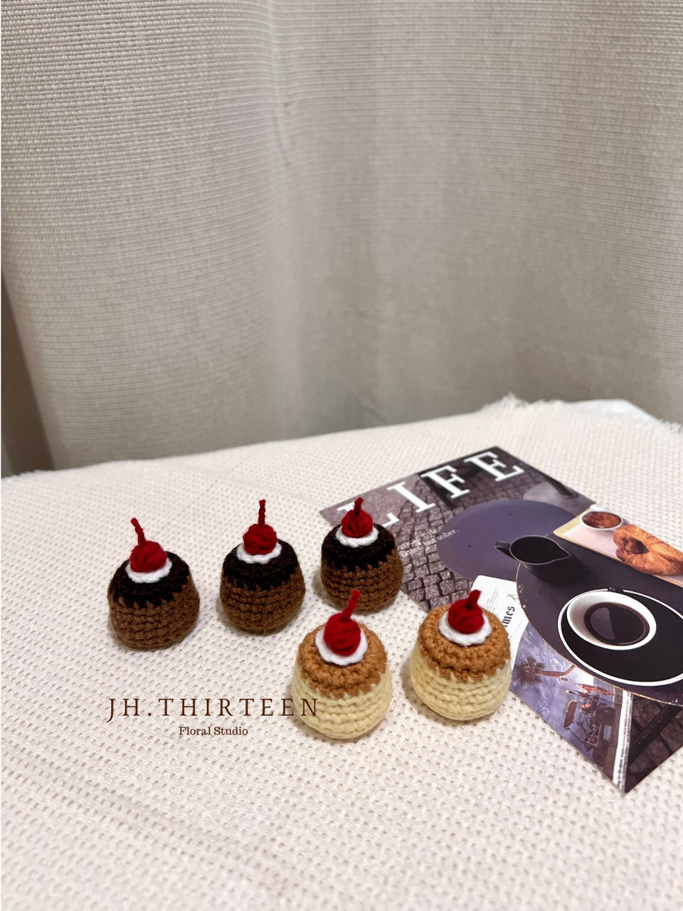 JH.Thirteen/布丁鉤針吊飾🍮