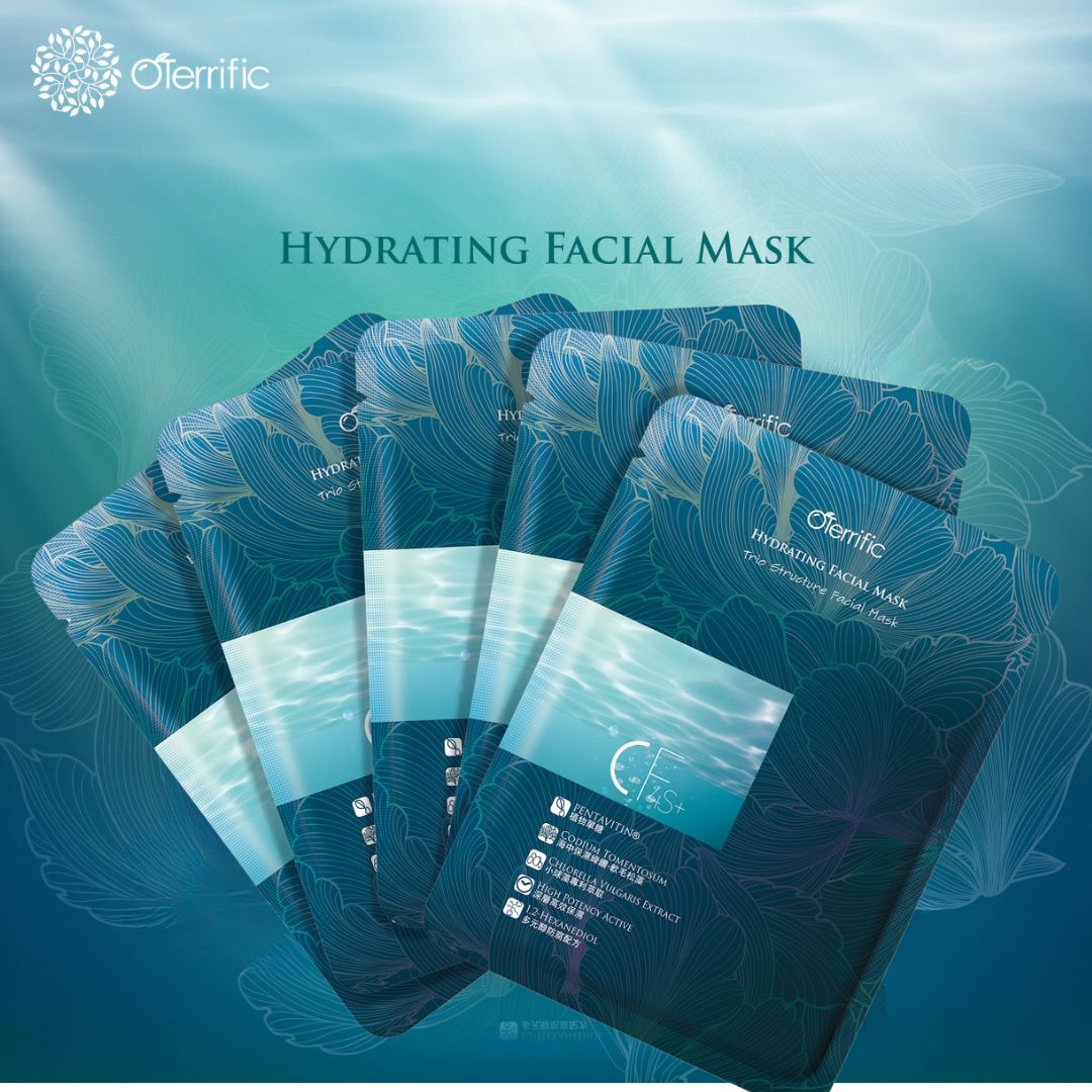 ［售完x補貨中］OTerrific歐特莉菲｜CF4海洋極效保濕舒緩面膜｜保濕x舒緩x鎮定x提亮