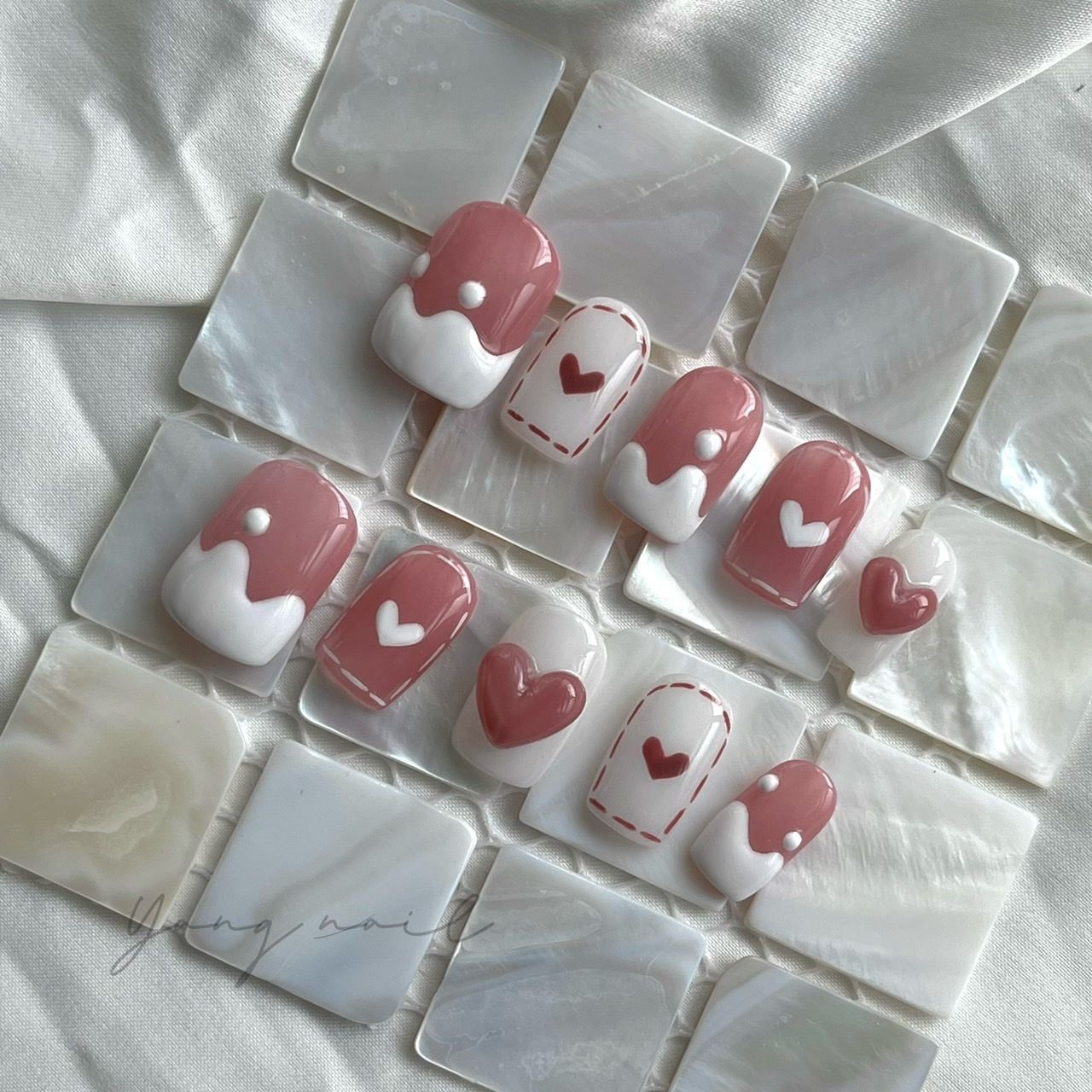 ＼立體感 / ♡草莓牛奶♡