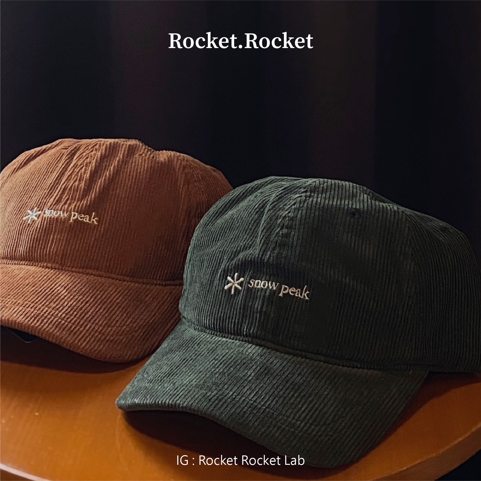 『現貨秒出』Snow Peak 雪峰 秋日燈心絨老帽2色 （點我看更多介紹）