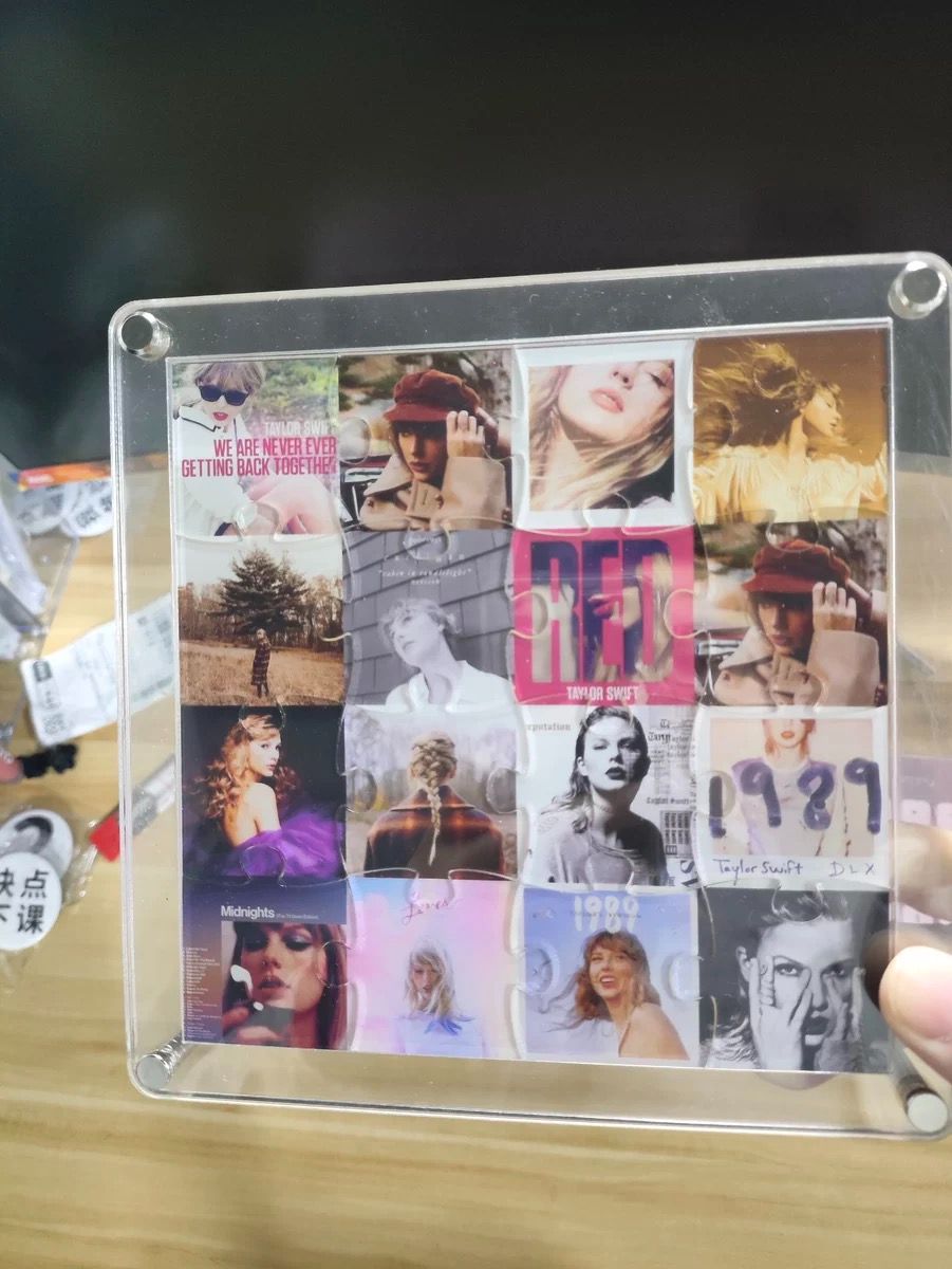 Taylor Swift 壓克力專輯拼圖桌立