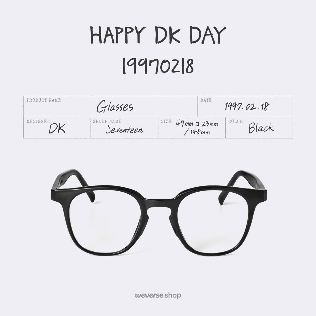 HAPPY DK DAY [GLASSES]