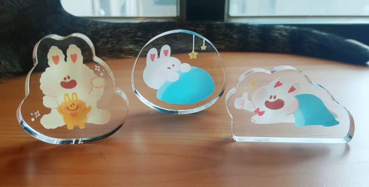 兔ㄉ厚壓克力立牌