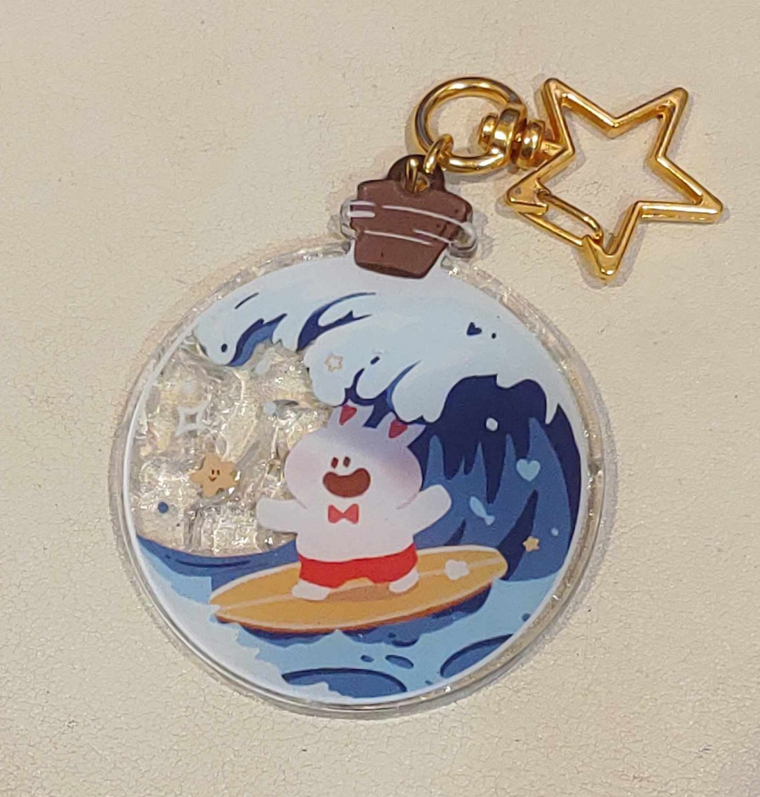 衝浪兔 - 壓克力吊飾