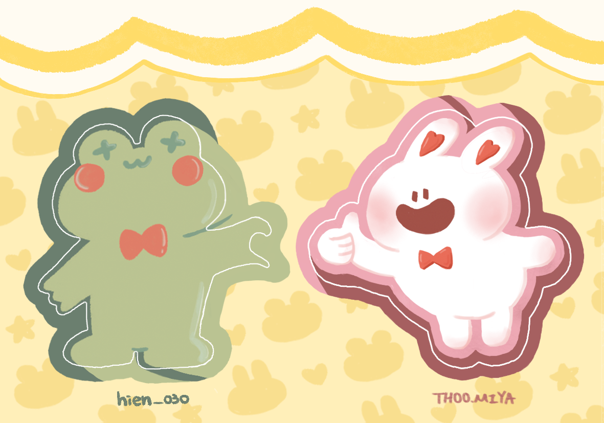 與 呱呱不知道 合作貼紙