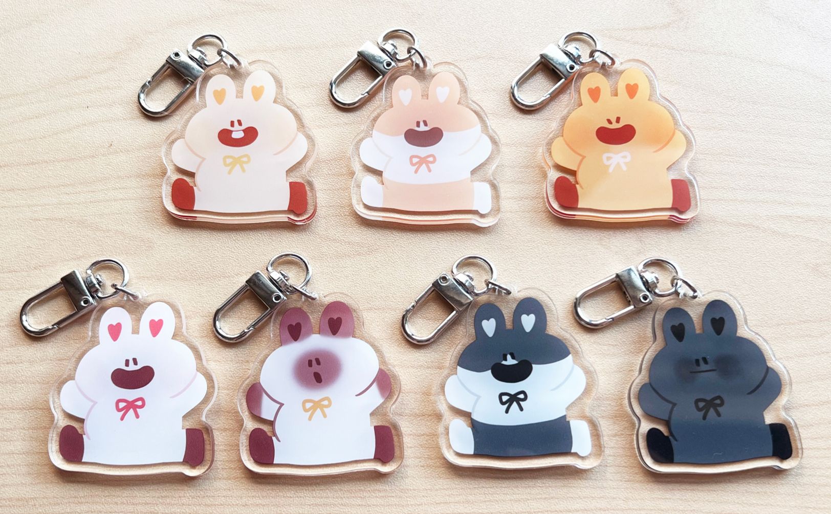各種兔兔！壓克力吊飾