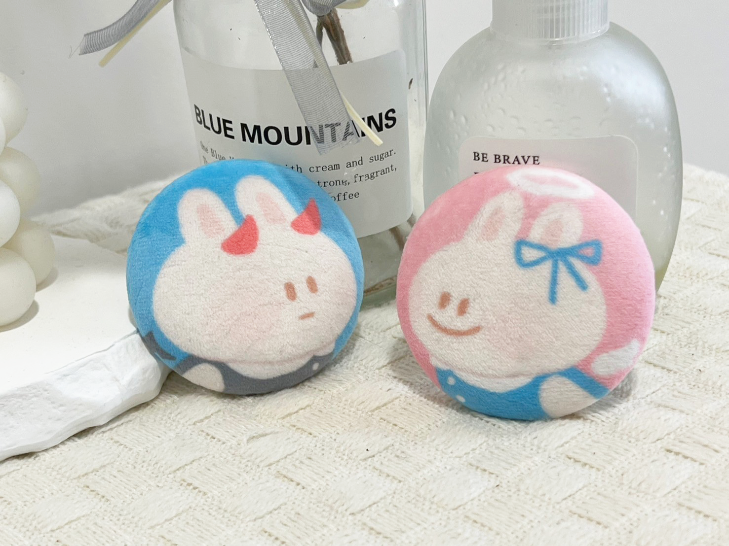 ✧新品✧ 甜點天使惡魔-毛絨胸章 58mm