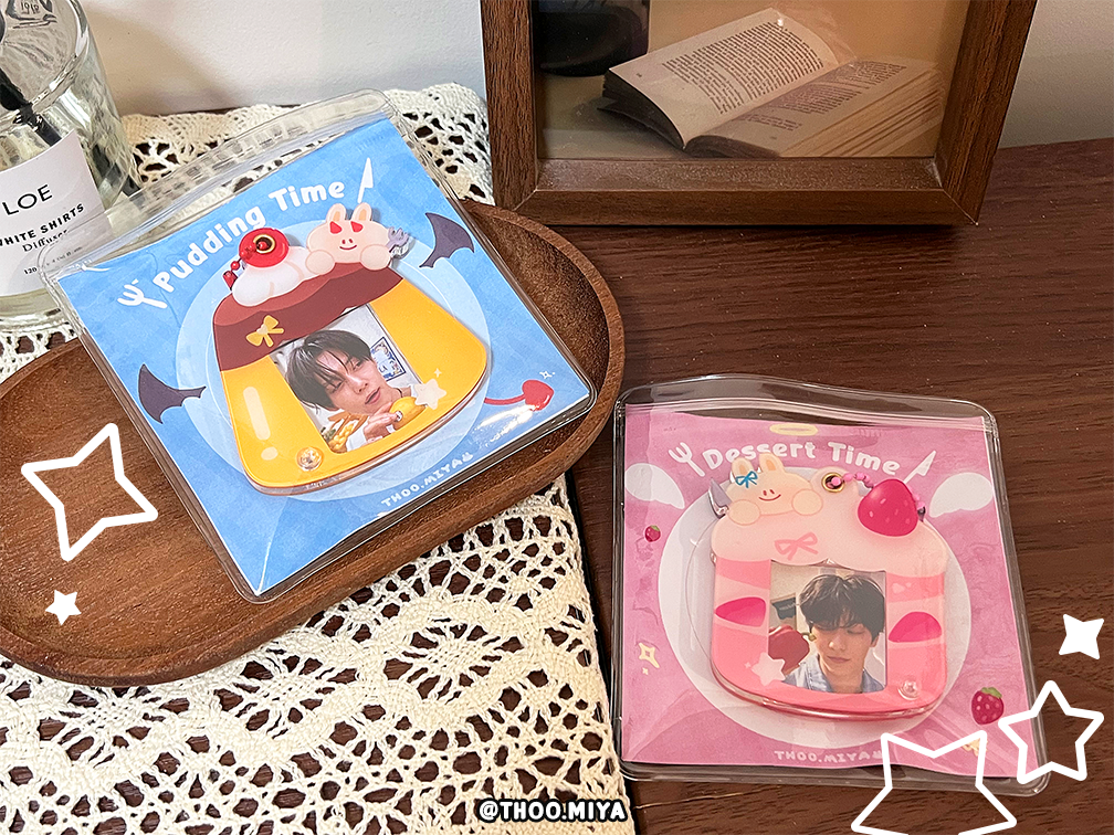 天使惡魔-照片壓克力吊飾