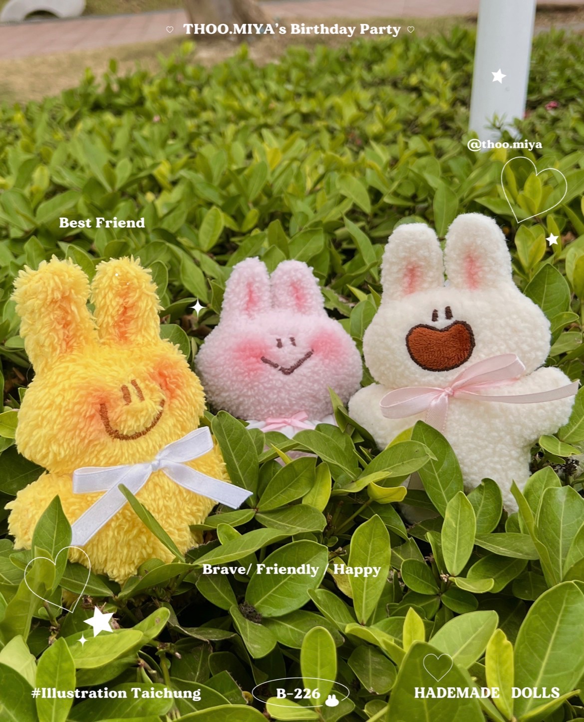 ♡ 最佳拍檔 ♡  友善的泡泡糖兔寶寶