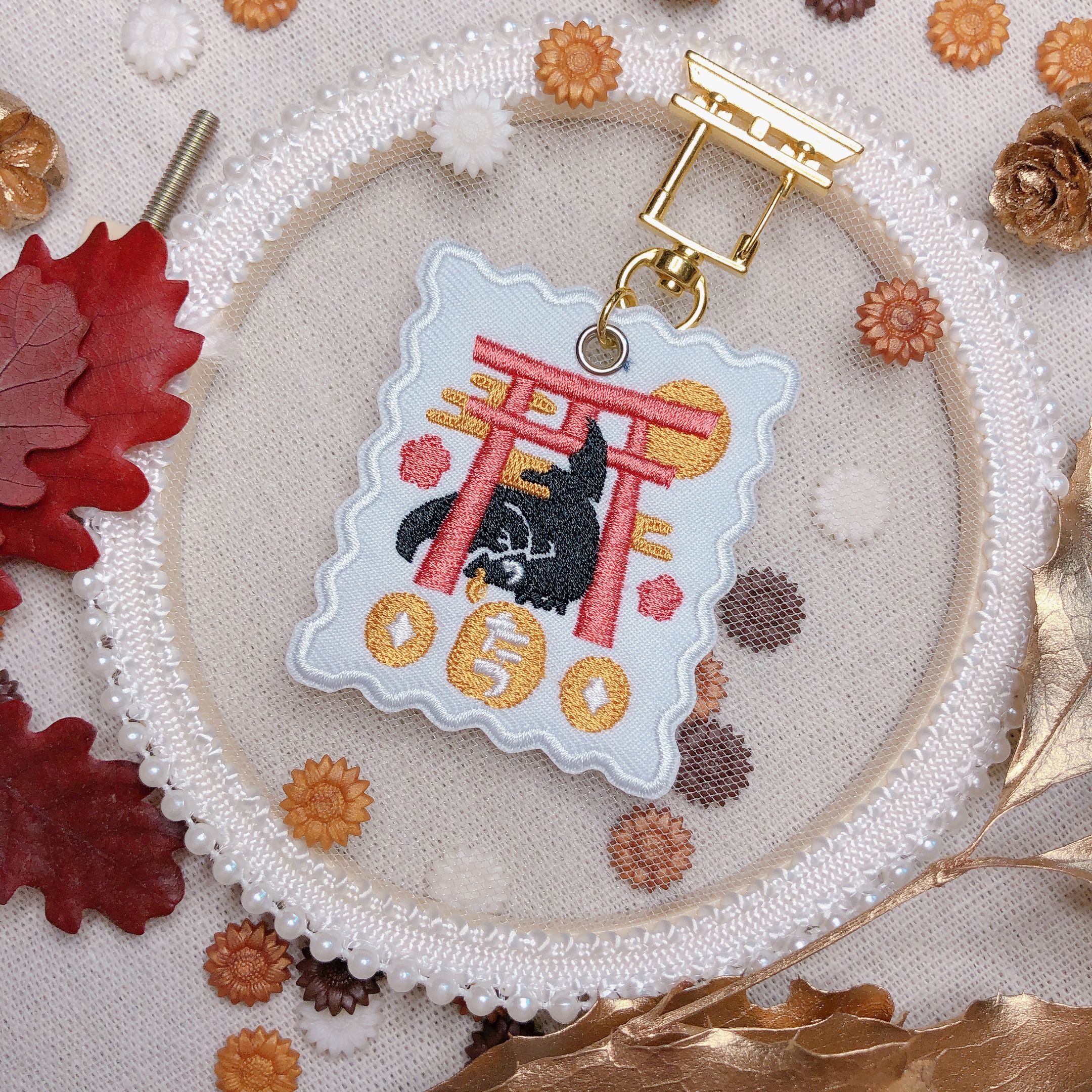 【原創】龍年限定刺繡吊飾