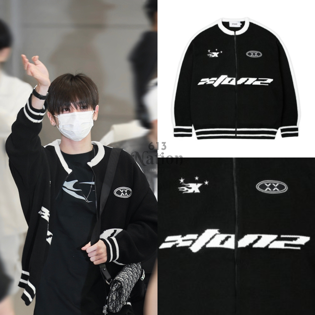 太顯同款S porty Round Knit Zip-Up