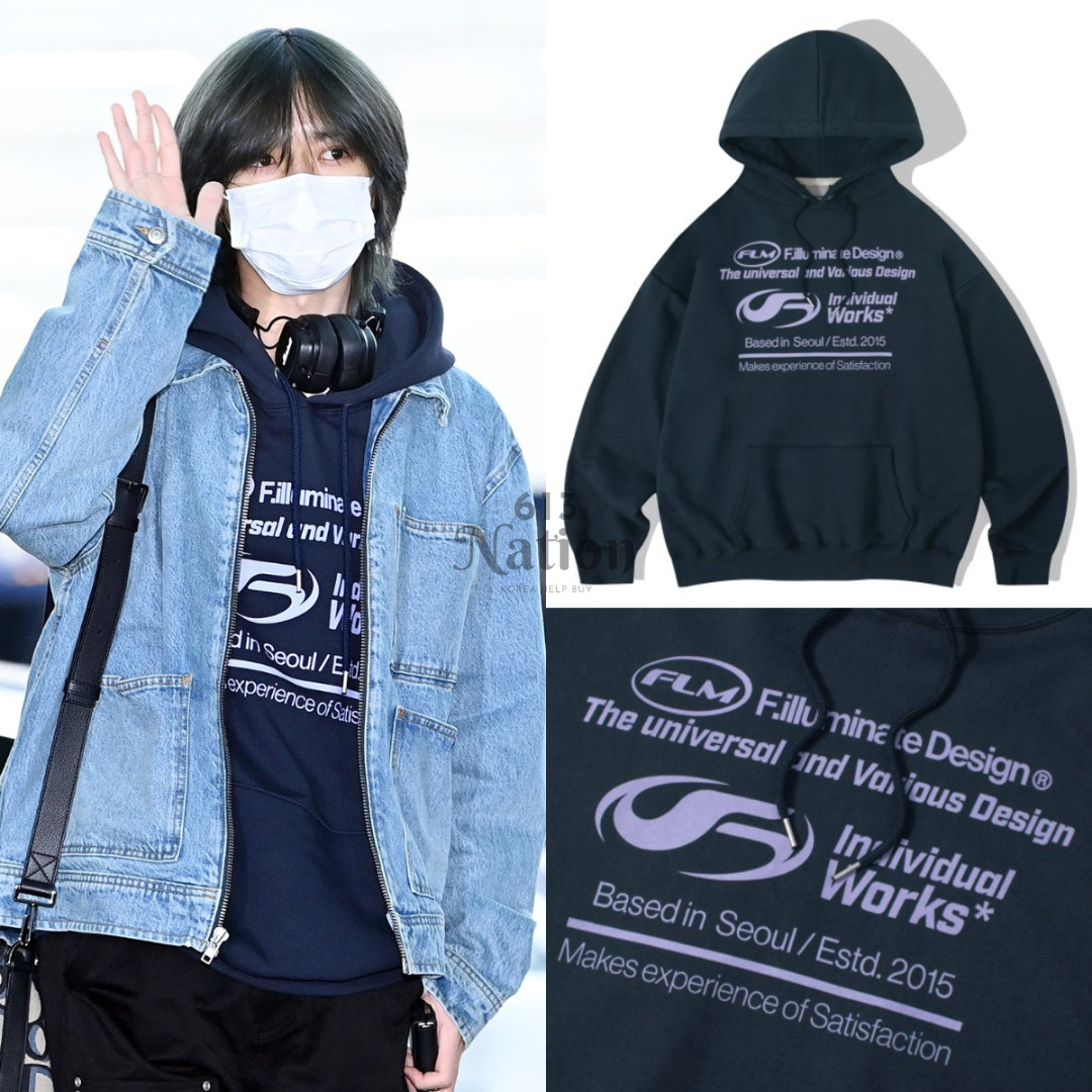 杋圭同款Overfit Active Logo Hoodie