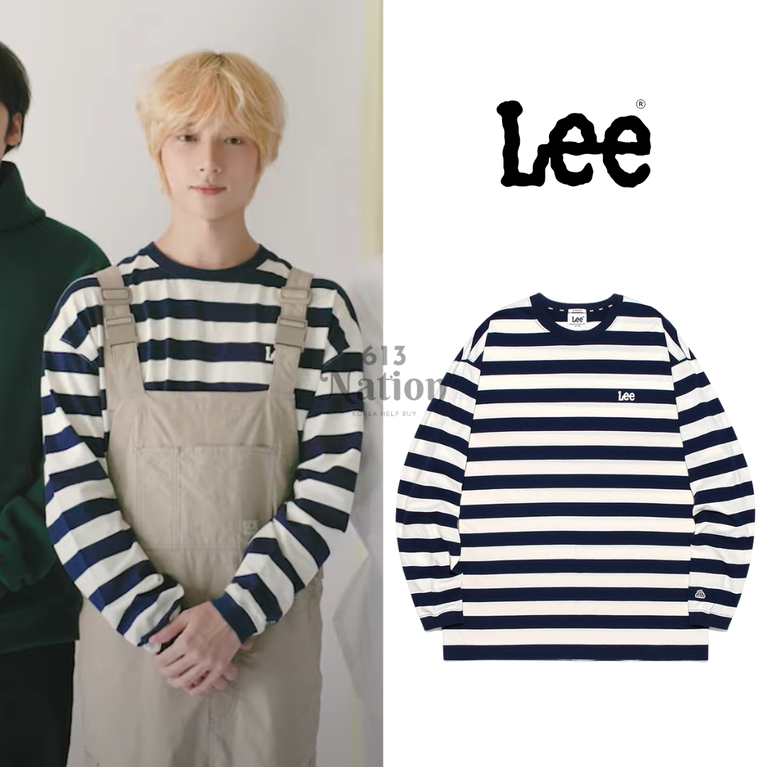 杋圭同款SMALL TWITCH STRIPE LONG SLEEVE T-SHIRT